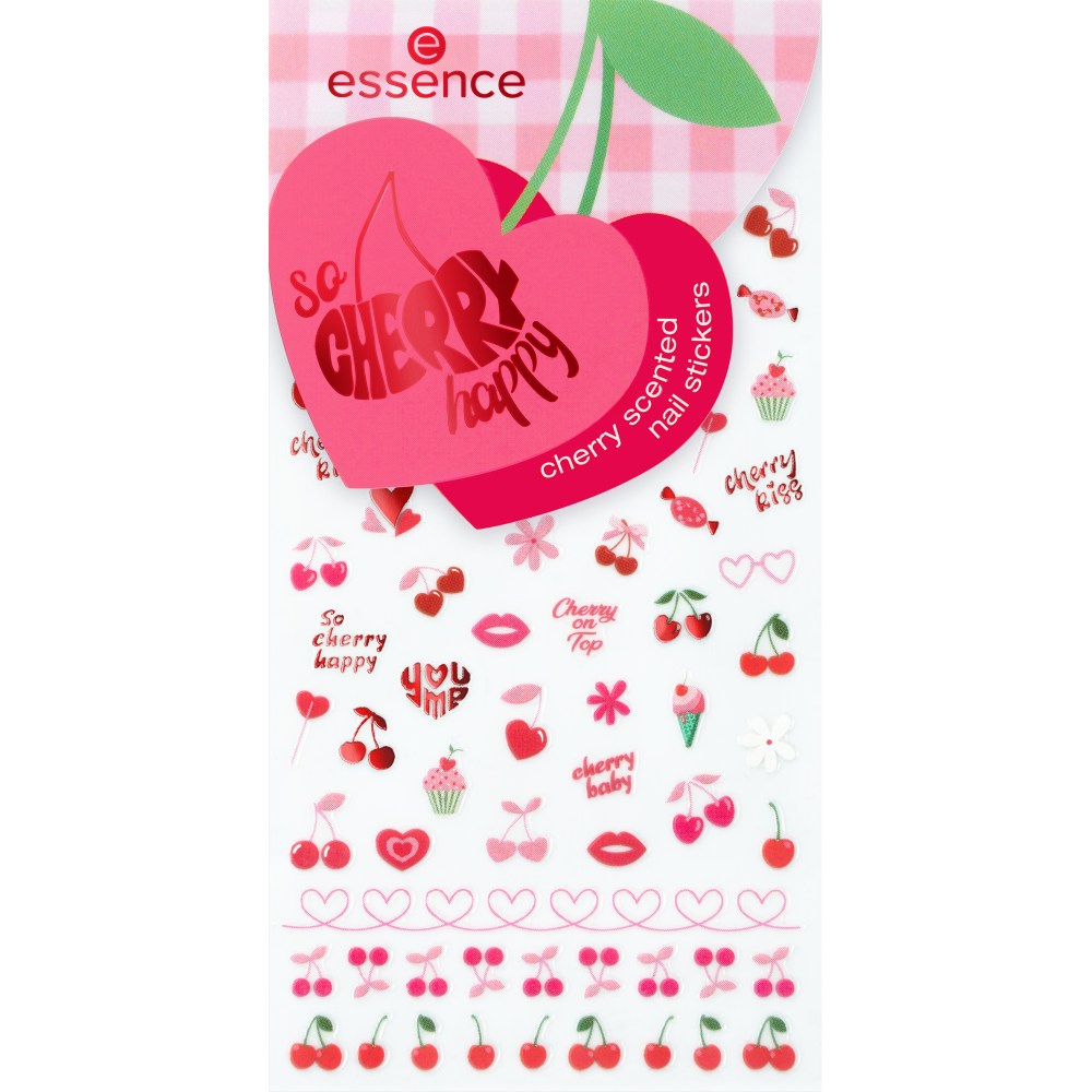 SO CHERRY happy cherry scented nail stickers - Image 2