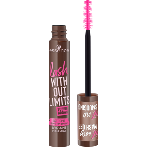 lash WITHOUT LIMITS TUBING BROWN EXTREME LENGTHENING & VOLUME MASCARA
